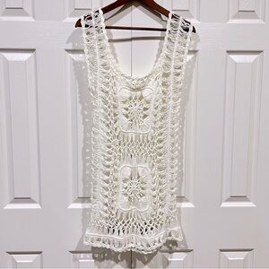 Paradise Ivory Crochet Swim Cover Up
